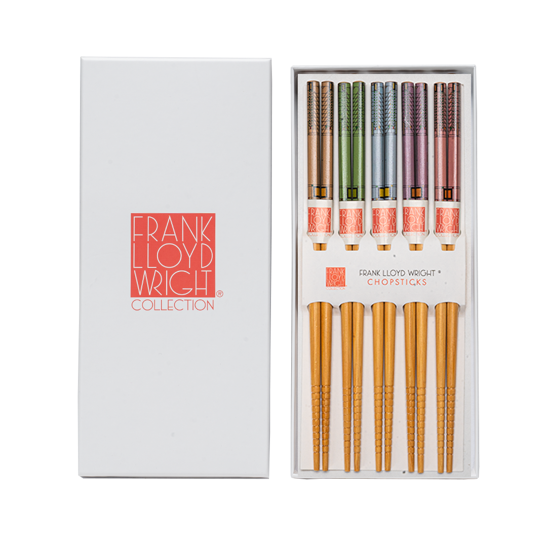Urban Tokyo - Wholesale Chopsticks - 5 Piece Chopsticks Set Frank Lloyd Wright Tree of Life Gift Box (10/100)3