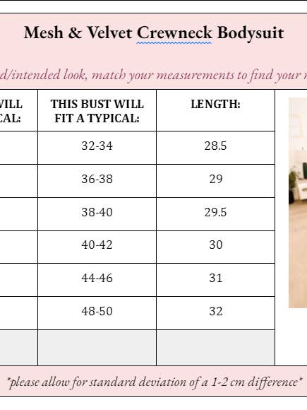 Girl Code Couture - Wholesale Bodysuit - Women's - Micha Mesh & Velvet Crewneck Bodysuit2