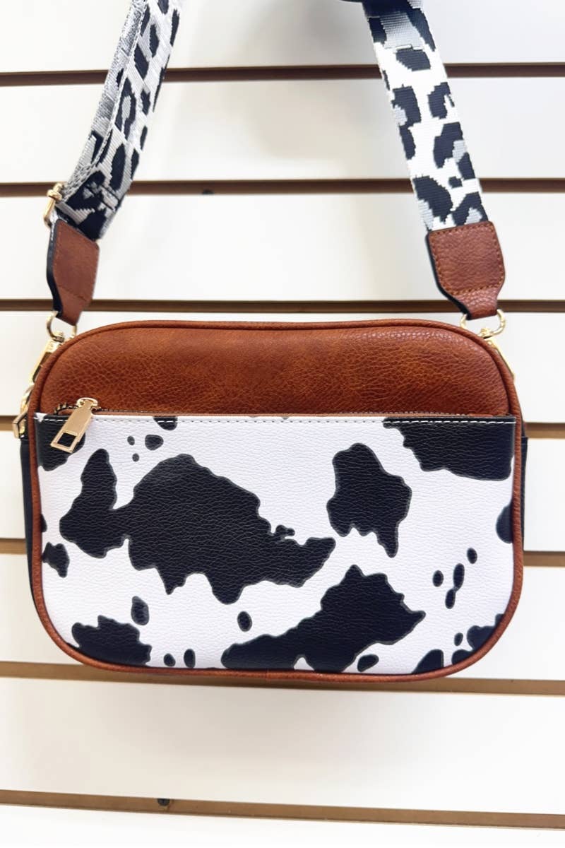 DESHENG ENTERPRISE - Wholesale Crossbody Bag - Women's - COW PRINT HANDBAG WIHT COIN PURSE 6