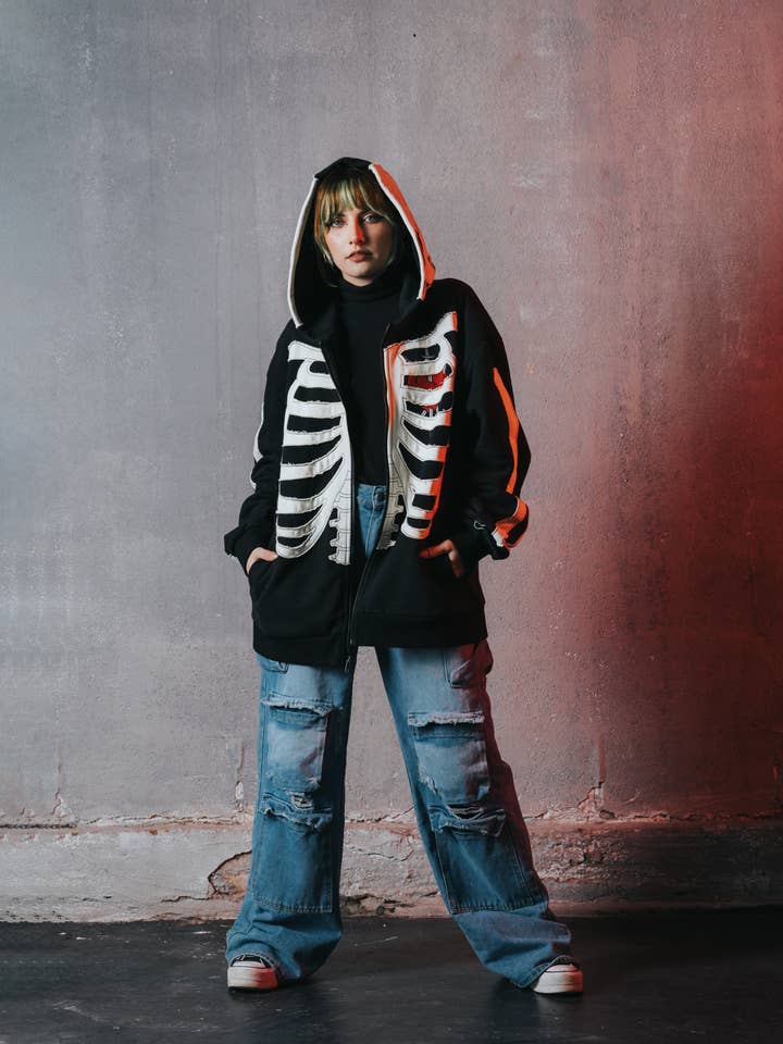 Steady Hands – wholesale Hoodie - Dam – Skelett Hoodie