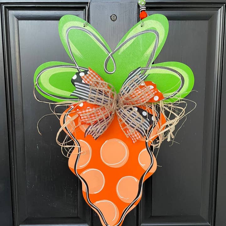 Southern Paint Designs - Wholesale Door Hanger - carrot door hanger