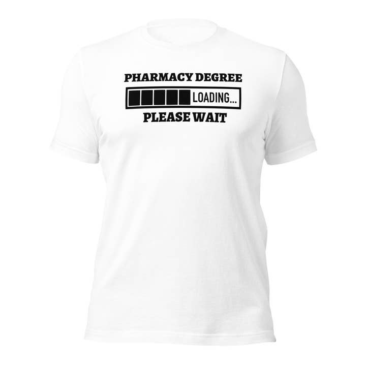 Camiseta unisex Pharmacy Degree Loading para venta al por mayor de Black and Gifted LLC