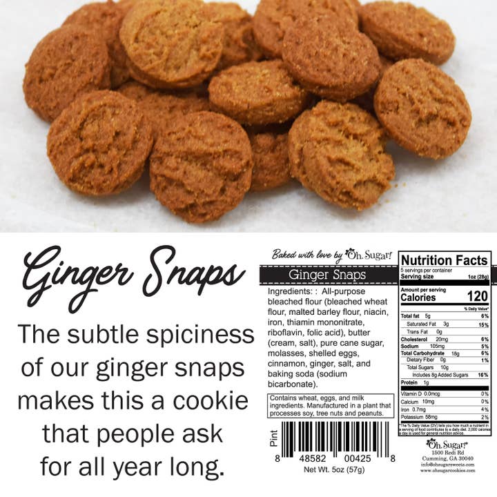 Oh, Sugar! - Wholesale Cookie - Cookies - Christmas Holiday Asst #1 - Pint Jars