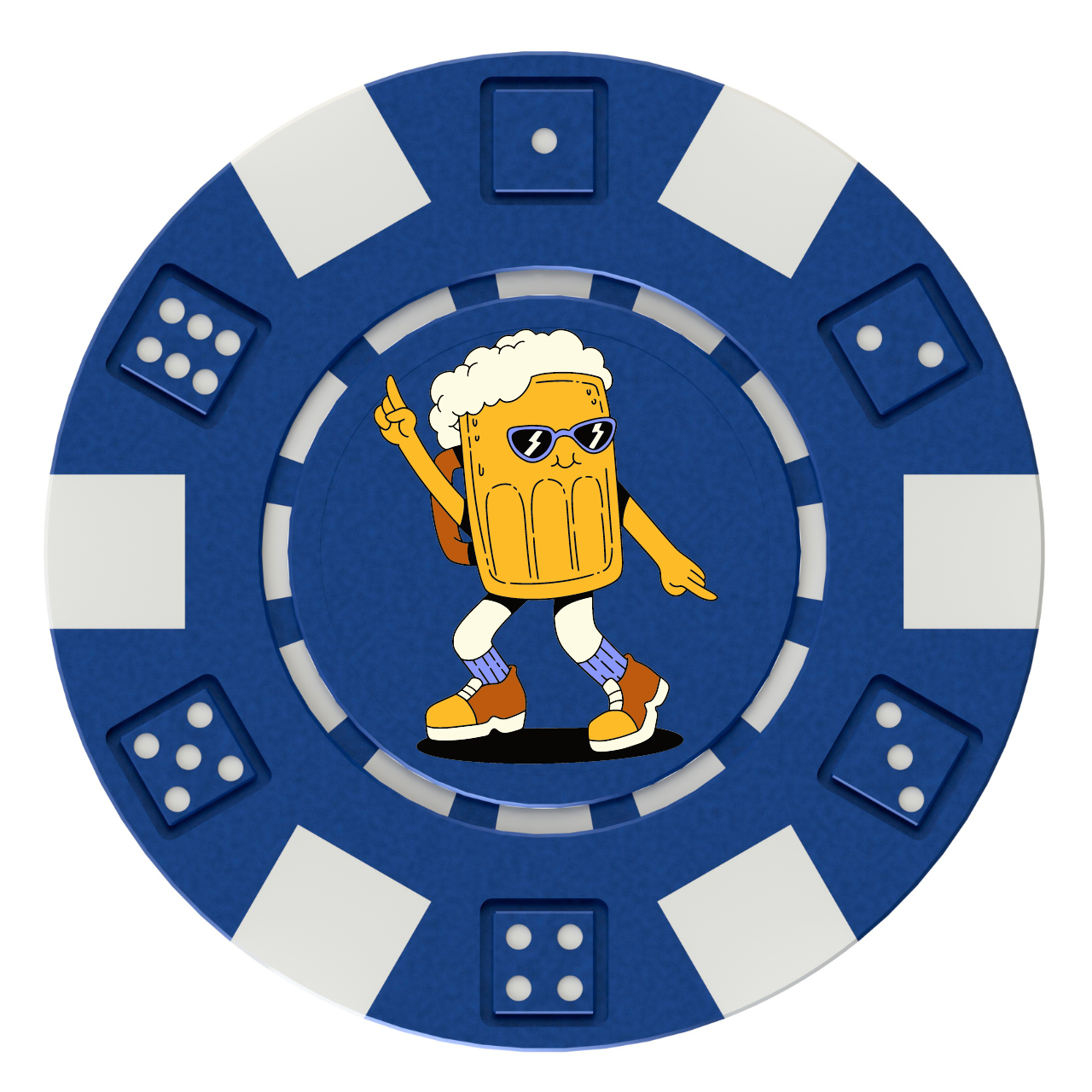 Color Custom Prints - Wholesale Card Game - Custom Clay Poker Chips/Custom Bar Chips/Happy Hour Tokens2