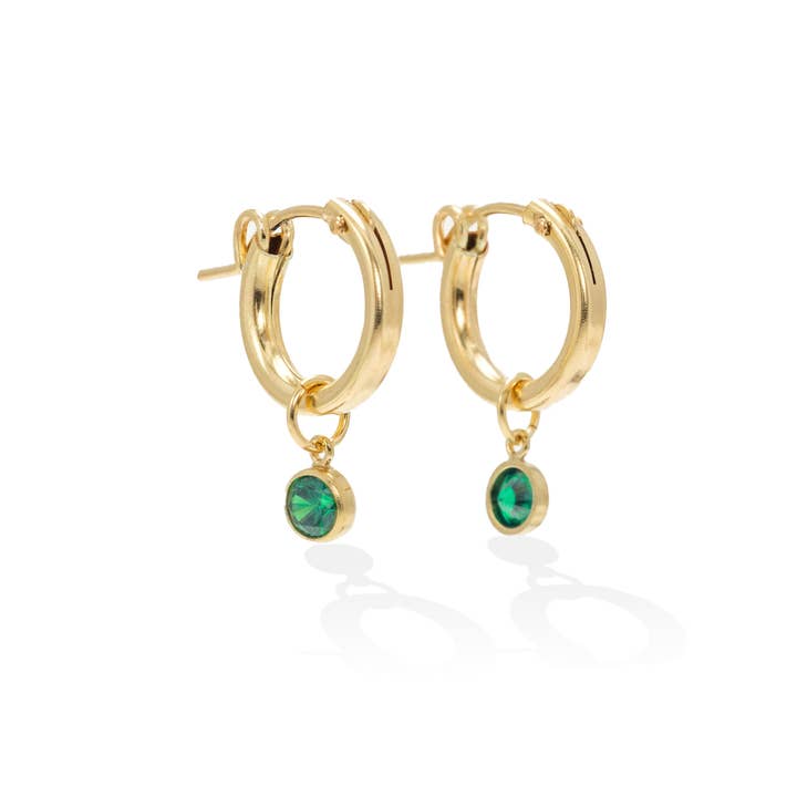 Lover's Tempo Jewelry - Wholesale Hoop Earrings - Birthstone Gold-Filled Hoop Earrings3
