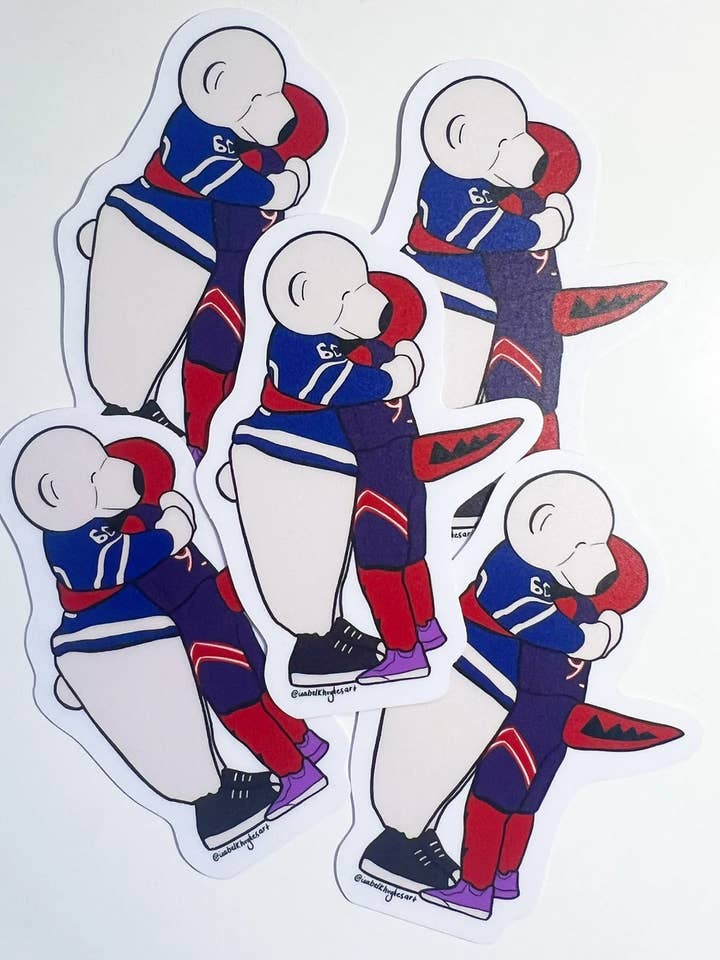 Carltonbjörnen och Raptor-klistermärket för wholesale av Studio Junco