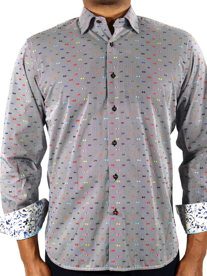 Svart & Vit med Flerfärgade Bowties för wholesale av Luchiano Visconti