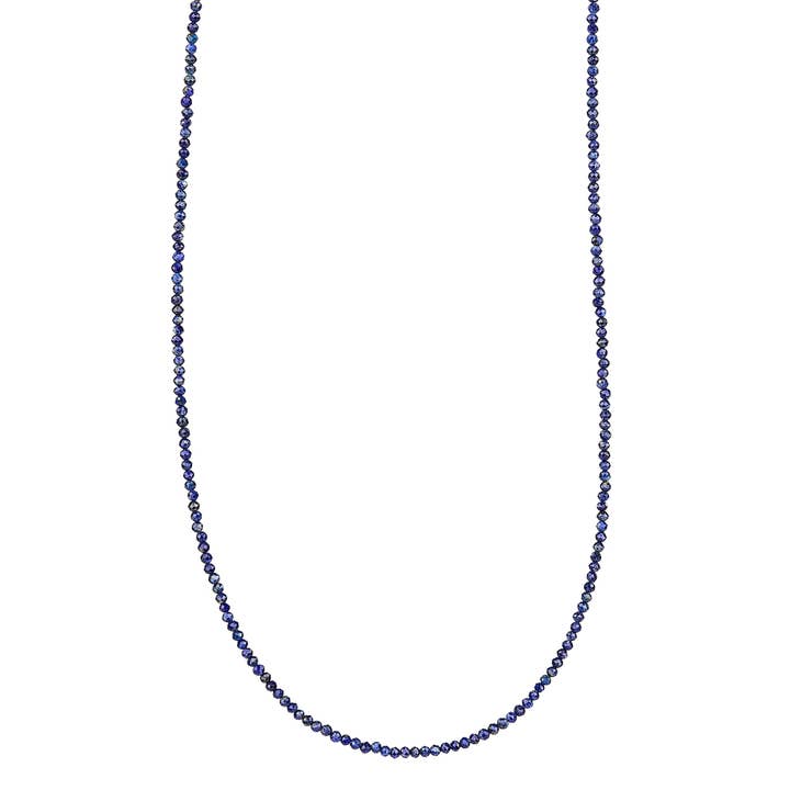 Collier en perles de saphir pour la vente par Elyssa Bass Designs