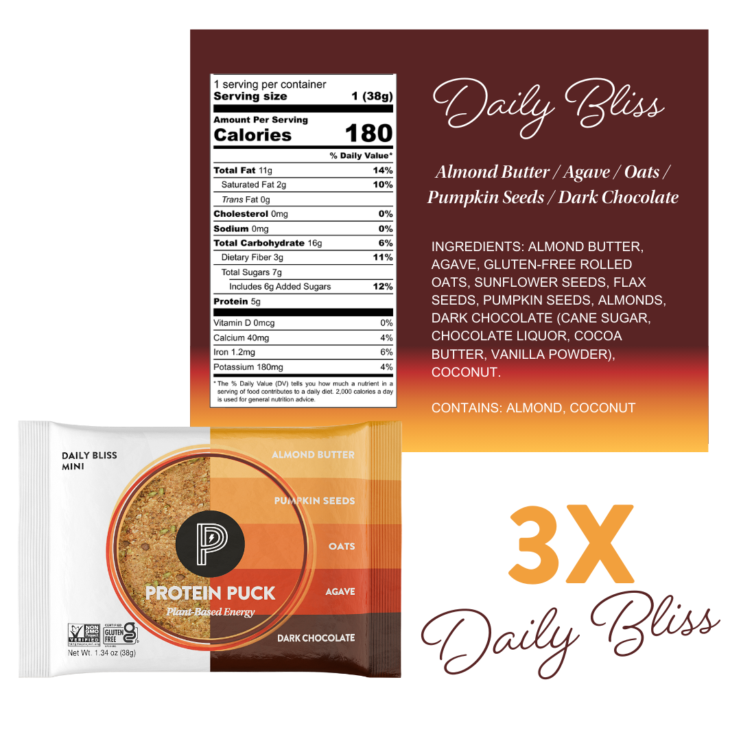 Protein Puck - Vente Barres de céréales - Barres protéinées à base de plantes - Mini assortiment3