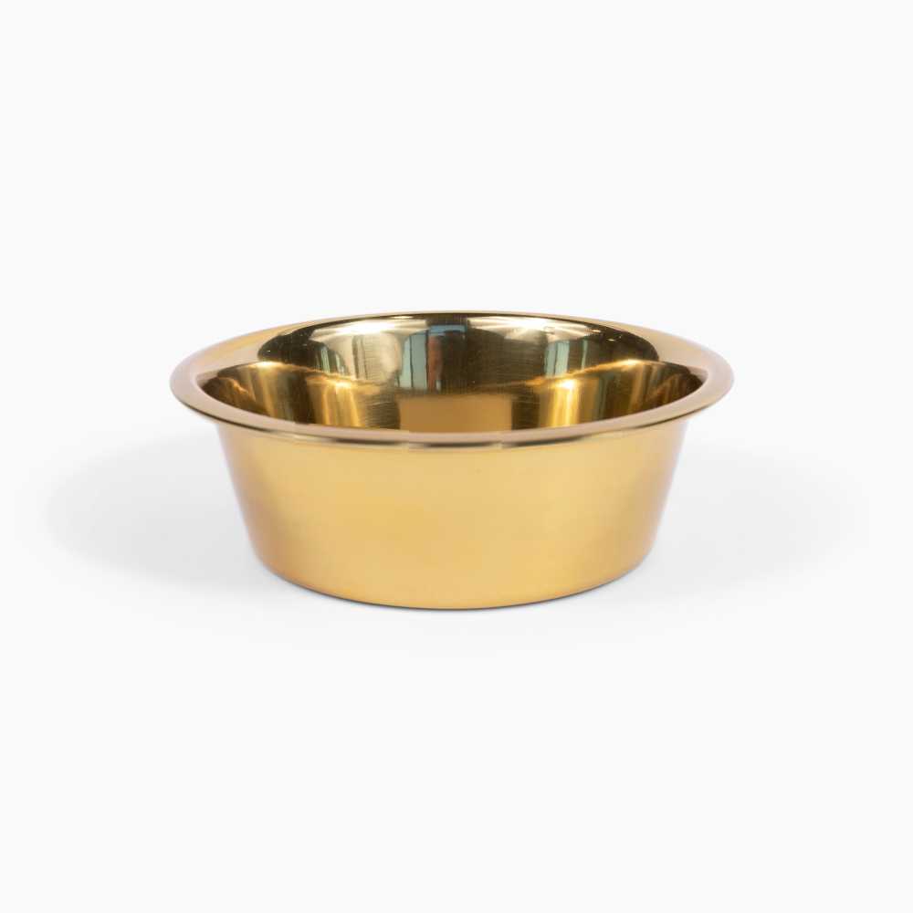 Hiddin - Wholesale Pet Bowl - Cat/Dog - Small Gold Feeder12