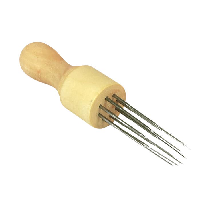 Feather Felts - Wholesale Craft Tool - Wooden Eight Needle Holder0