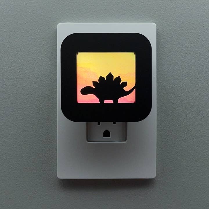 Stegosaurus Dinosaur Night Light for wholesale by Swaplights Night Lights