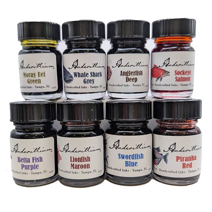 Anderillium™ Ink Sample Set - Icthyoformes Series for wholesale by Anderillium Inks