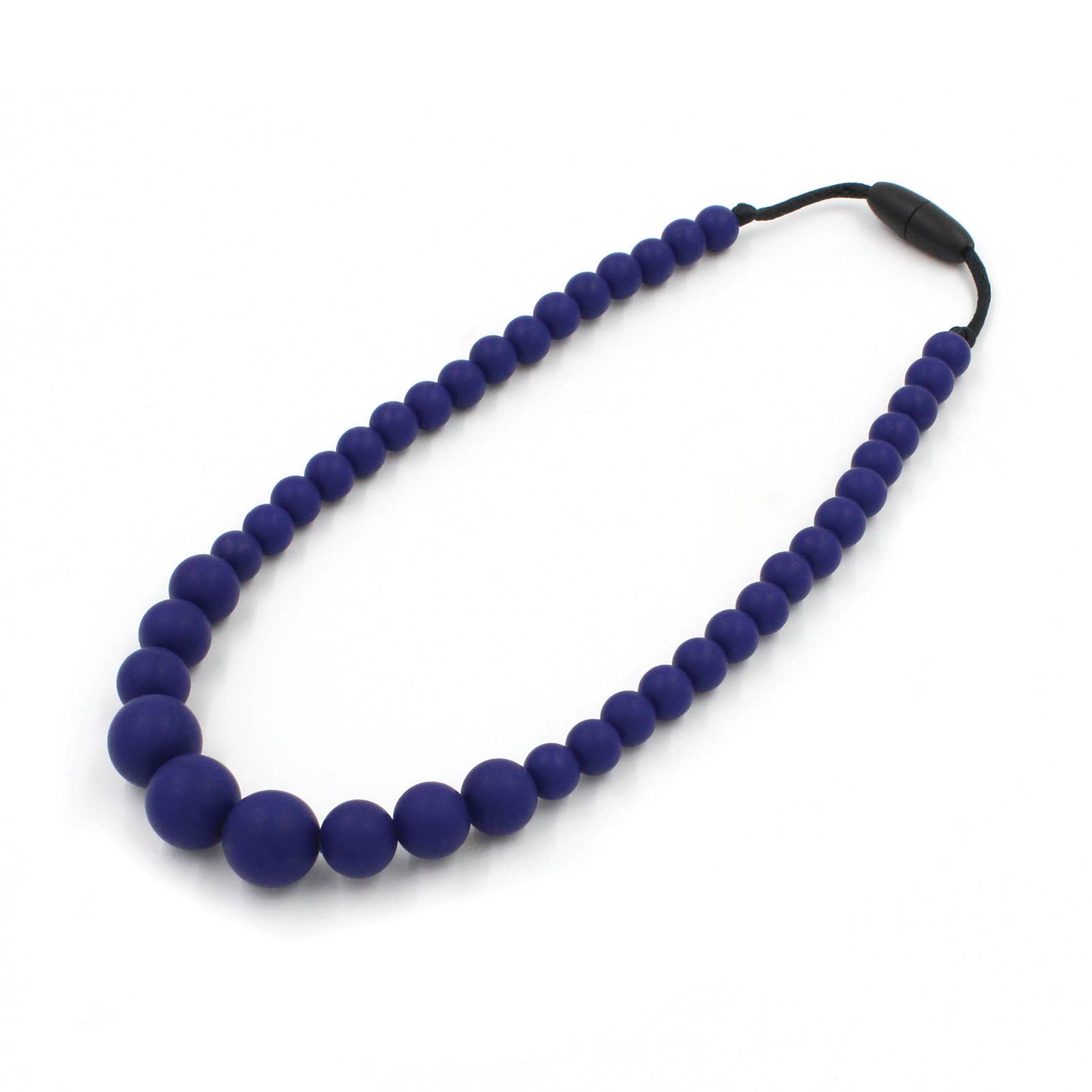 40Nine – wholesale Pärlband/Pärlhalsband – Navy Silicon gummi pärlstav halsband2