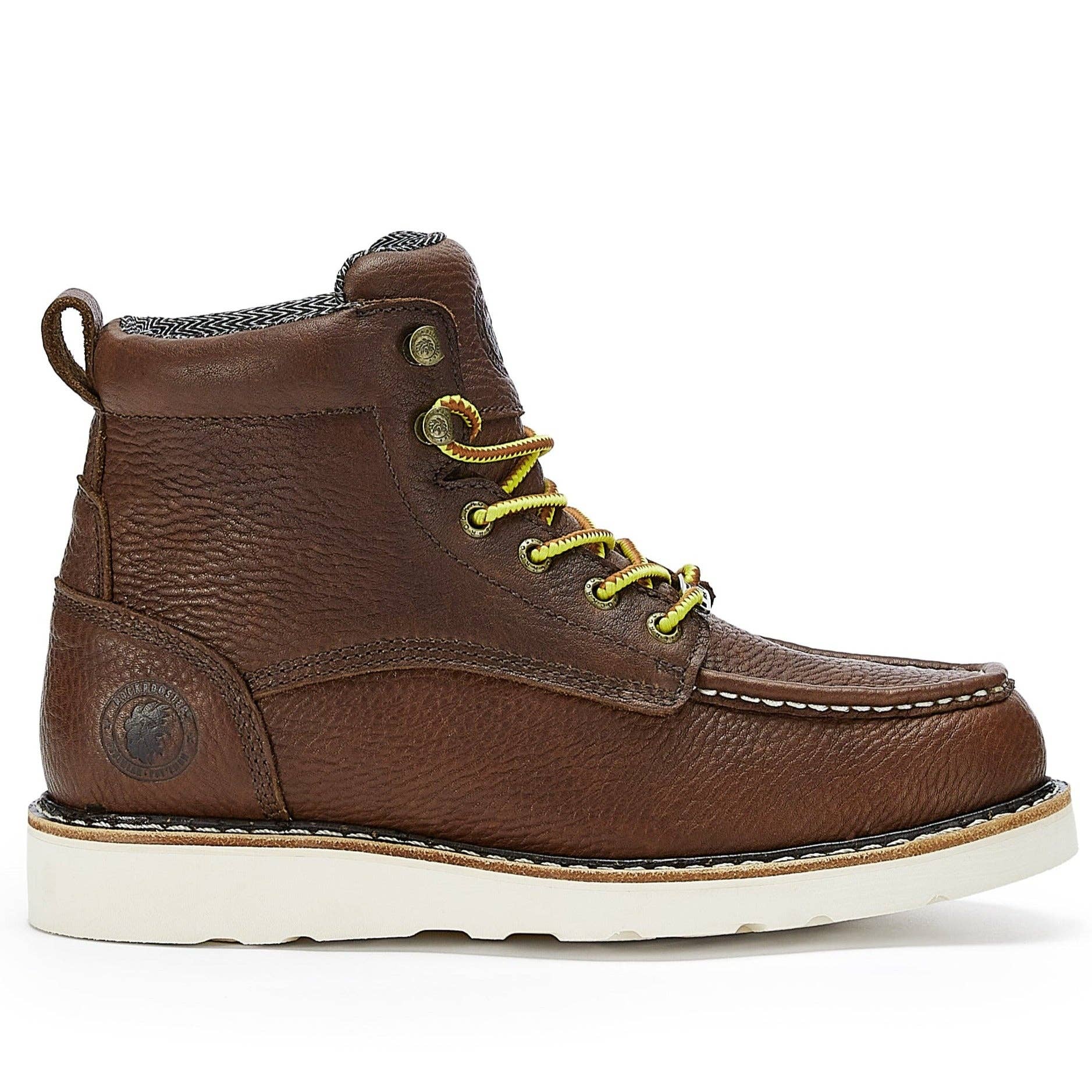 Rock Rooster Footwear - Venta al por mayor Botas - Unisex - Botas de trabajo ROCKROOSTER Walker con cuña impermeables de 6 pulgadas, punta blanda, resistentes al aceite ASTM 2892 con suela Vibram® VAP360II2