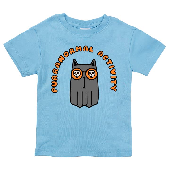 Funny Cute Cat Ghost Halloween Boys Girls Toddler Kids Shirt for wholesale by Spunky Stork