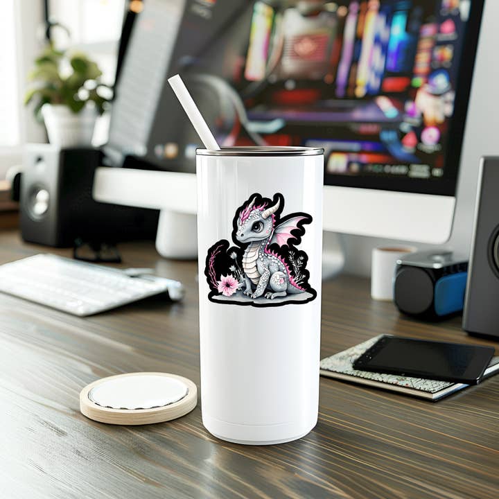 Mystical Monkey Toes - Wholesale Sticker - Super Cute Dragon Vinyl Sticker