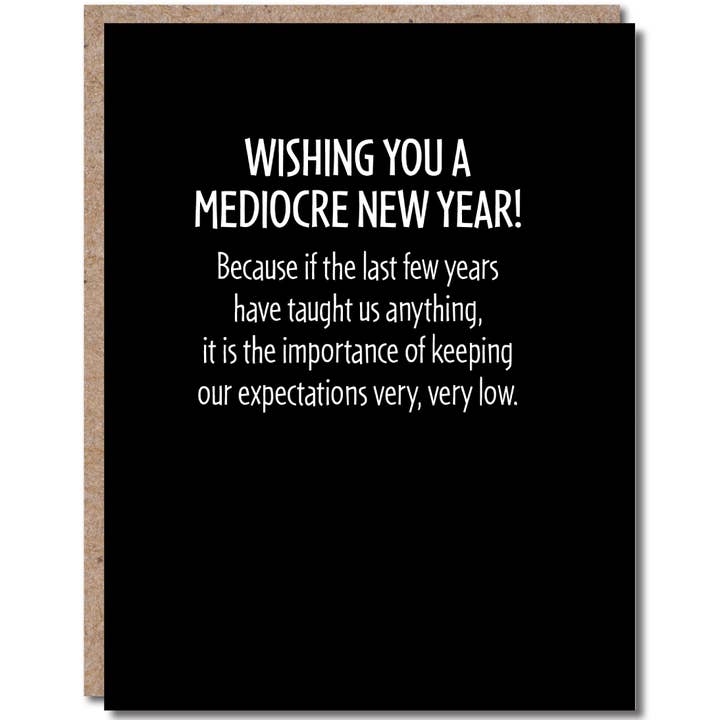 Neujahrskarte • Lustige Neujahrskarte • HD007 für den Großhandel von Modern Wit