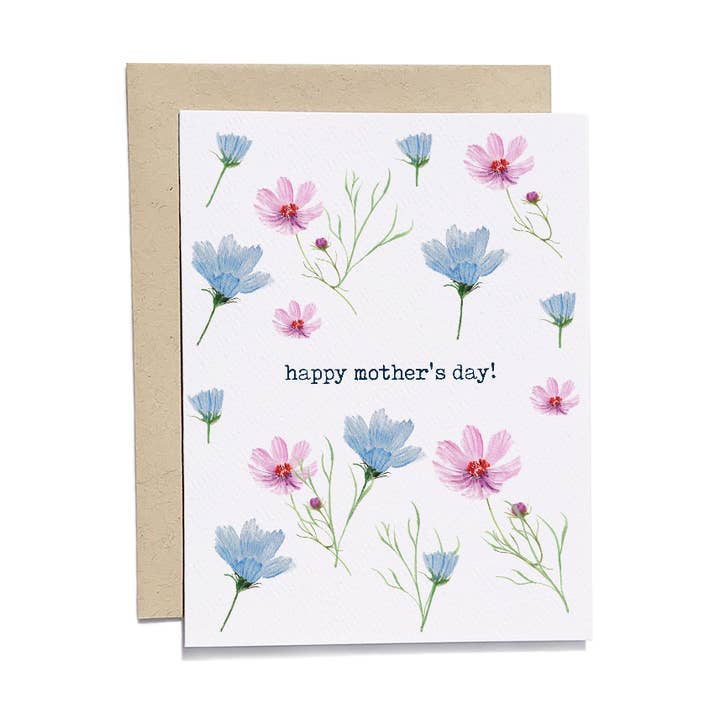 Mother's Day Floral Card for wholesale by Kylie Paper Co.