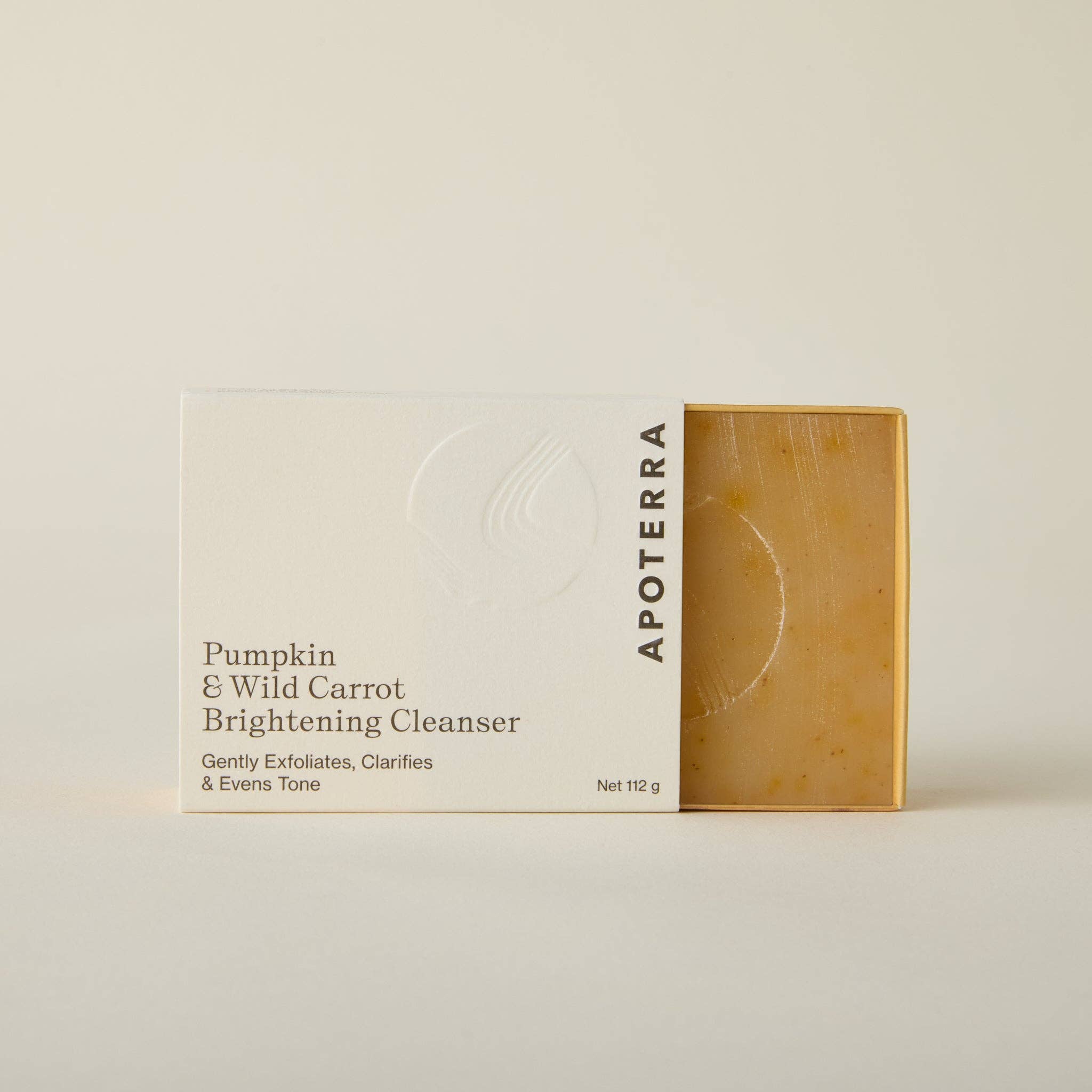 Apoterra - Wholesale Facial Cleanser - Pumpkin + Wild Carrot Complexion Soap7