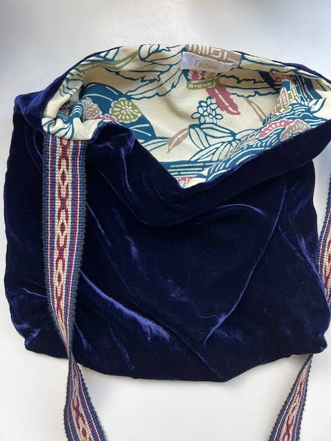 Tezeè - Vente Sac porté épaule – femme - Sac à bandoulière Tezeè avec sangle en galon ouzbek tissé main4