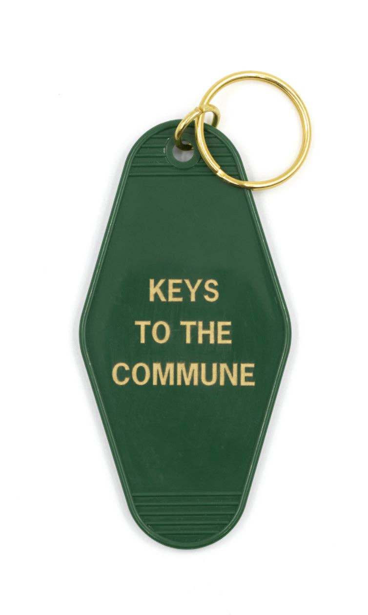 GetBullish - Wholesale Keychain - Unisex - Keys to the Commune Motel Style Keychain1