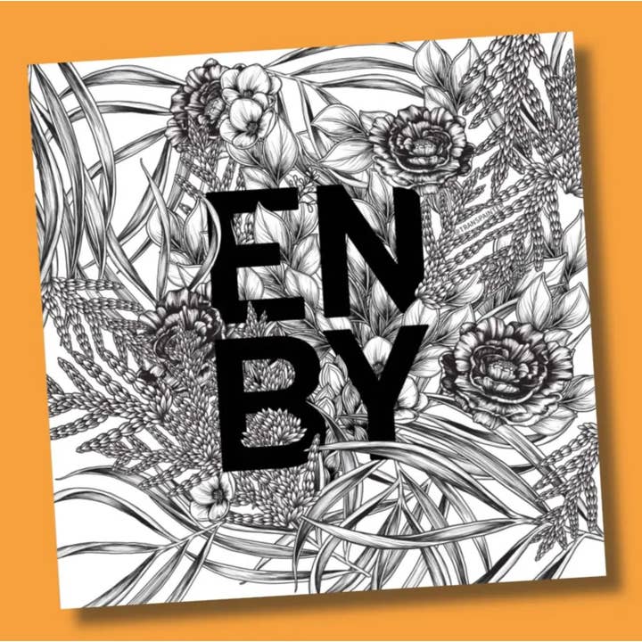 ENBY Sticker | Nonbinary Bumper Sticker | LGBTQ Pride for wholesale by Transpainter