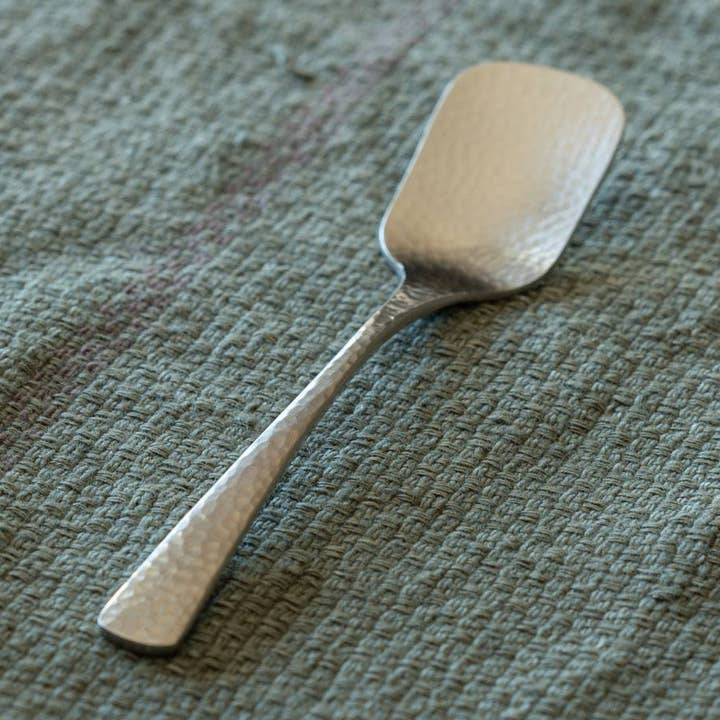 Japanese hammer eyes pattern cutlery ice spoon for wholesale by Yamani