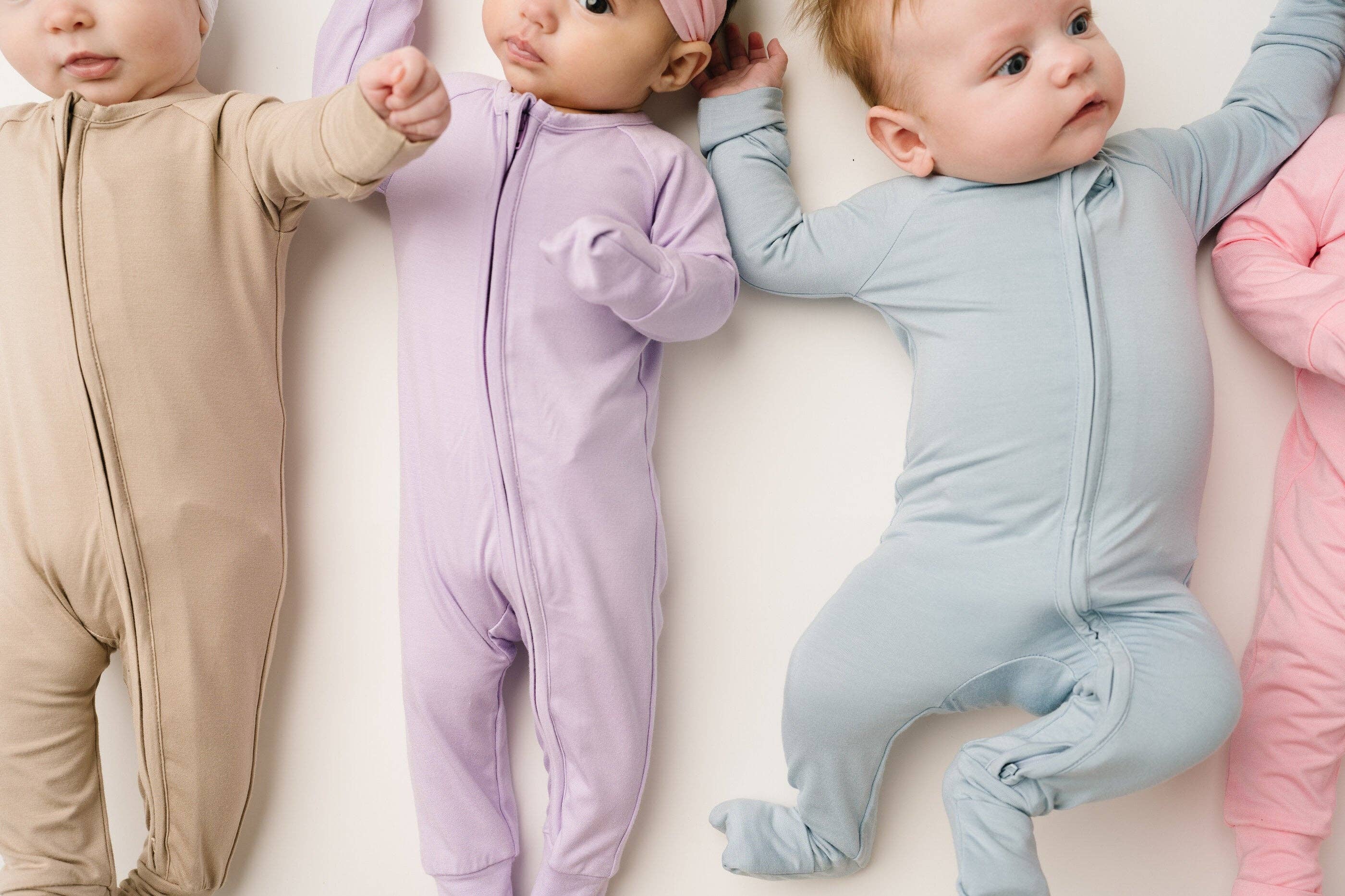 Little One Shop - Wholesale Sleepsuit - Baby - Sandstone Bamboo Sleeper13