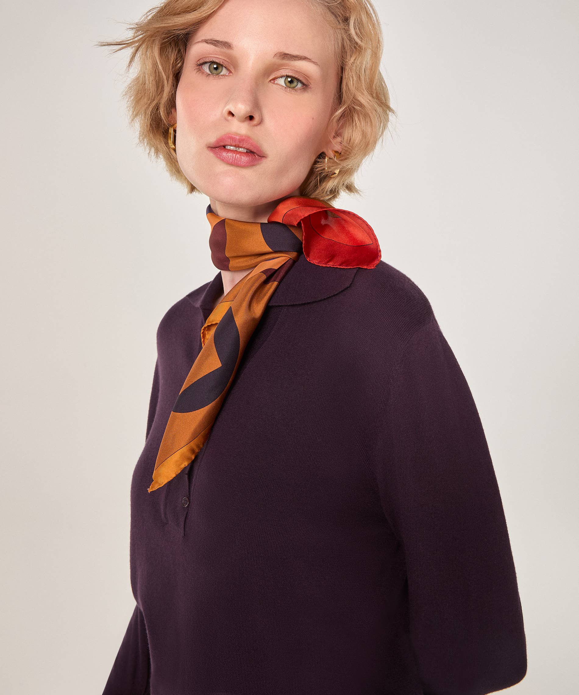 Rodier - Wholesale Scarf - Women's - Geometric silk square7