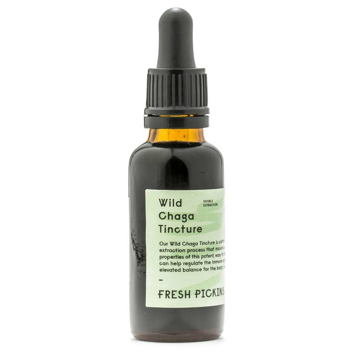 Wild Chaga Tincture (1oz) for wholesale by Fresh Pickins