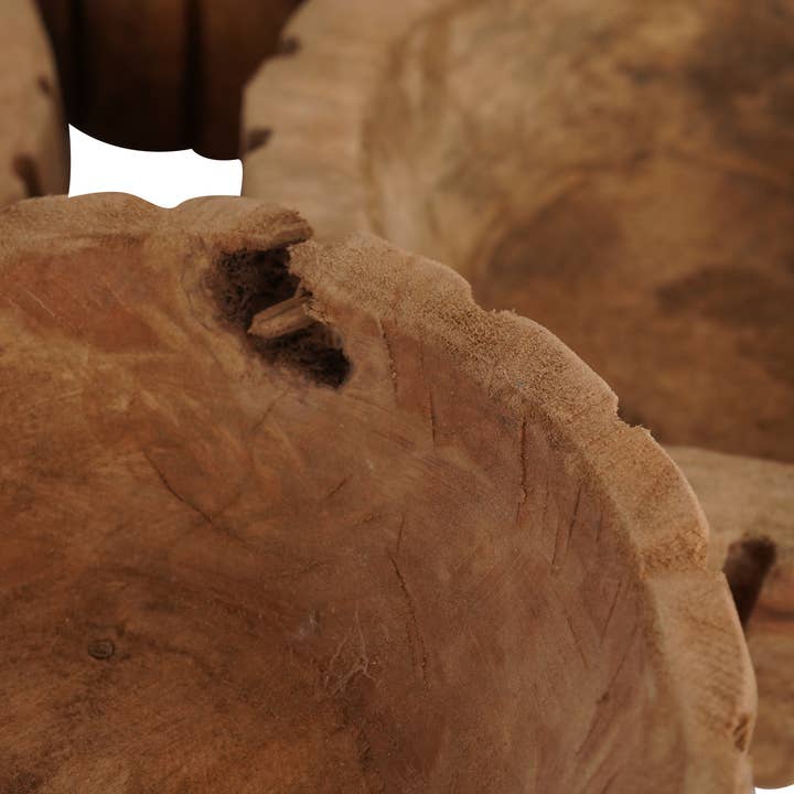 My Amigos Imports - Vente Assiettes/plats/bols de décoration - NFC-NON POUR BOUGIES-Bol Ridgy™-Non Fini-Brut-Ridgy-NFC-4 $6