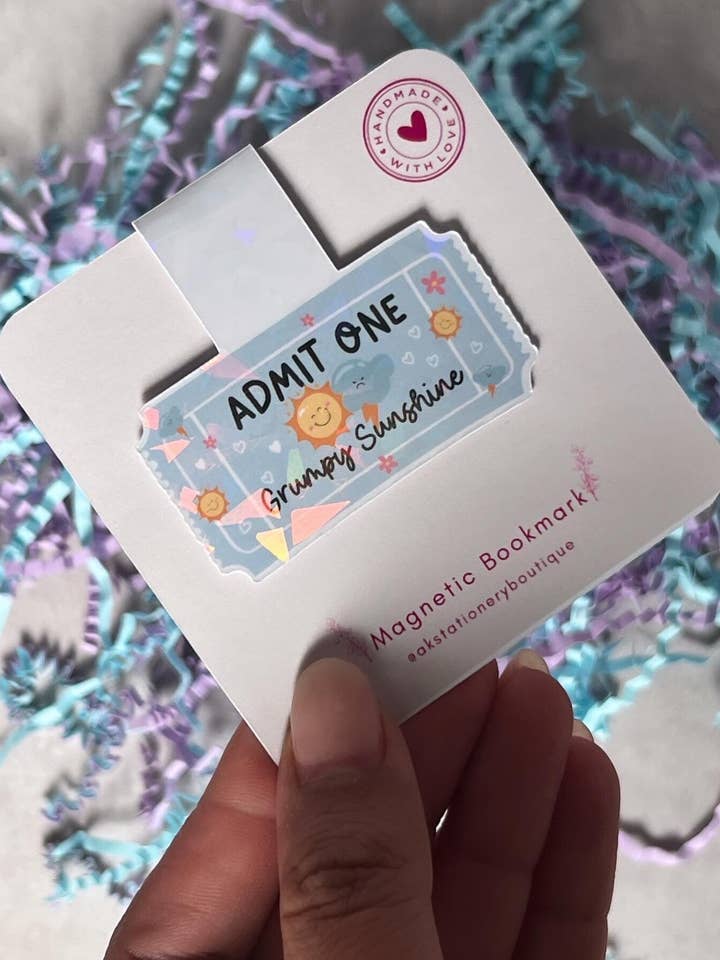 Grumpy Sunshine Magnetic Bookmark for wholesale by AK Stationery Boutique