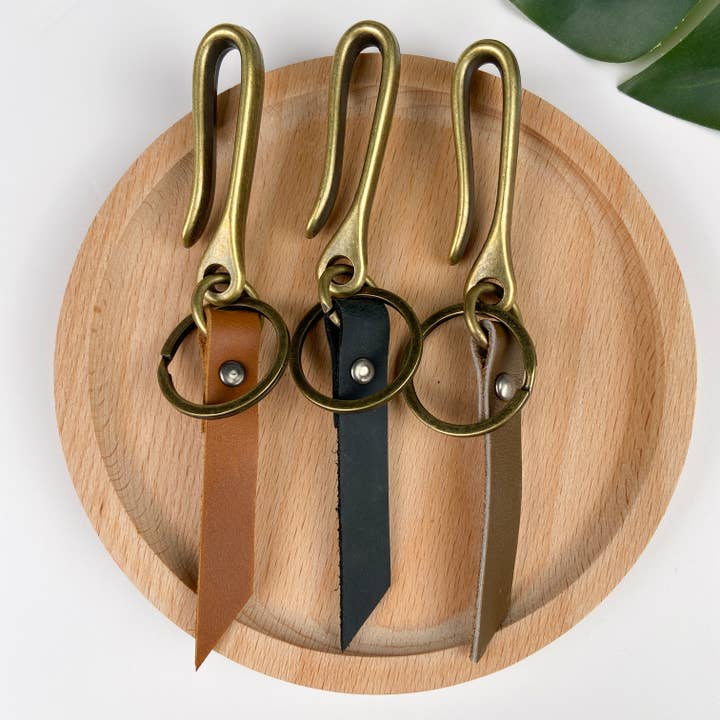 SoapElenGlen - Wholesale Keychain - Unisex - Personalized Vintage Alloy U-shaped Belt Buckle Keychain1