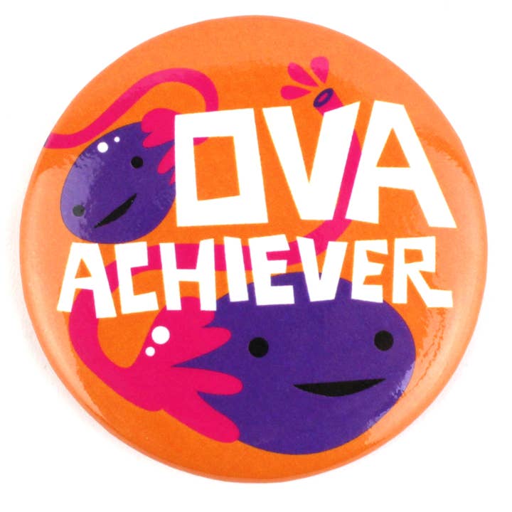 Ova Achiever Magnet for wholesale by I Heart Guts | Organ Plushies Wholesale