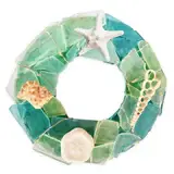 A SEAGLASS CREATION/SALTY SIGNS DESIGNS – wholesale Artificial Christmas tree – Seaglass light up Christmas wreath 3