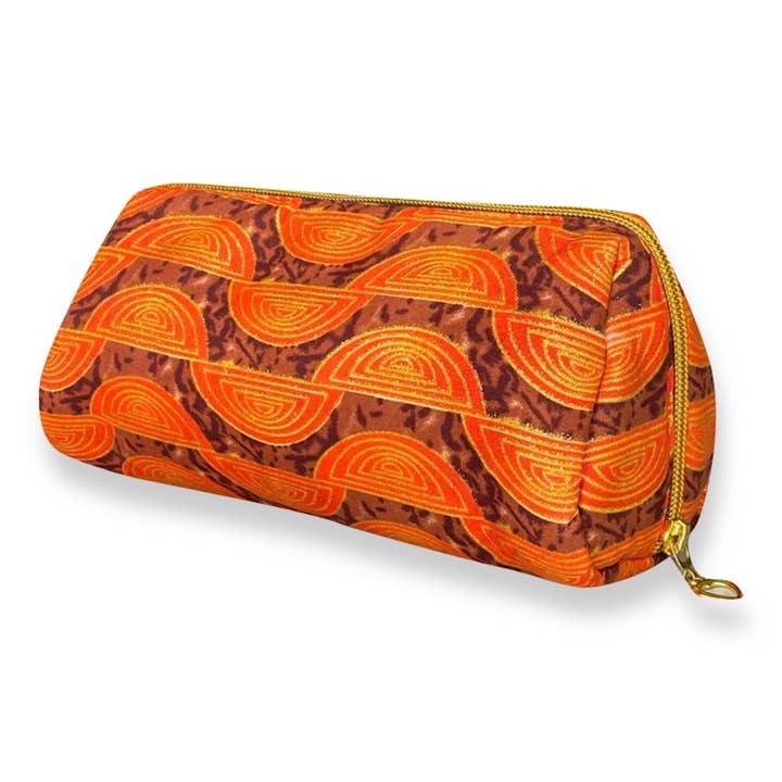 Makeup taske Naomi med afrikansk print for engroshandel hos Mitomito