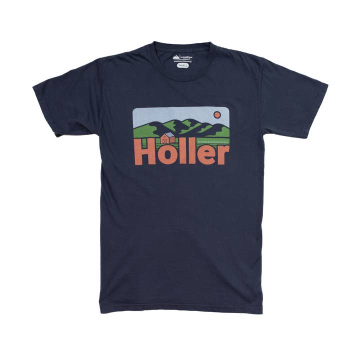 Camiseta Holler (Azul Marino) para venta al por mayor de New Frontier