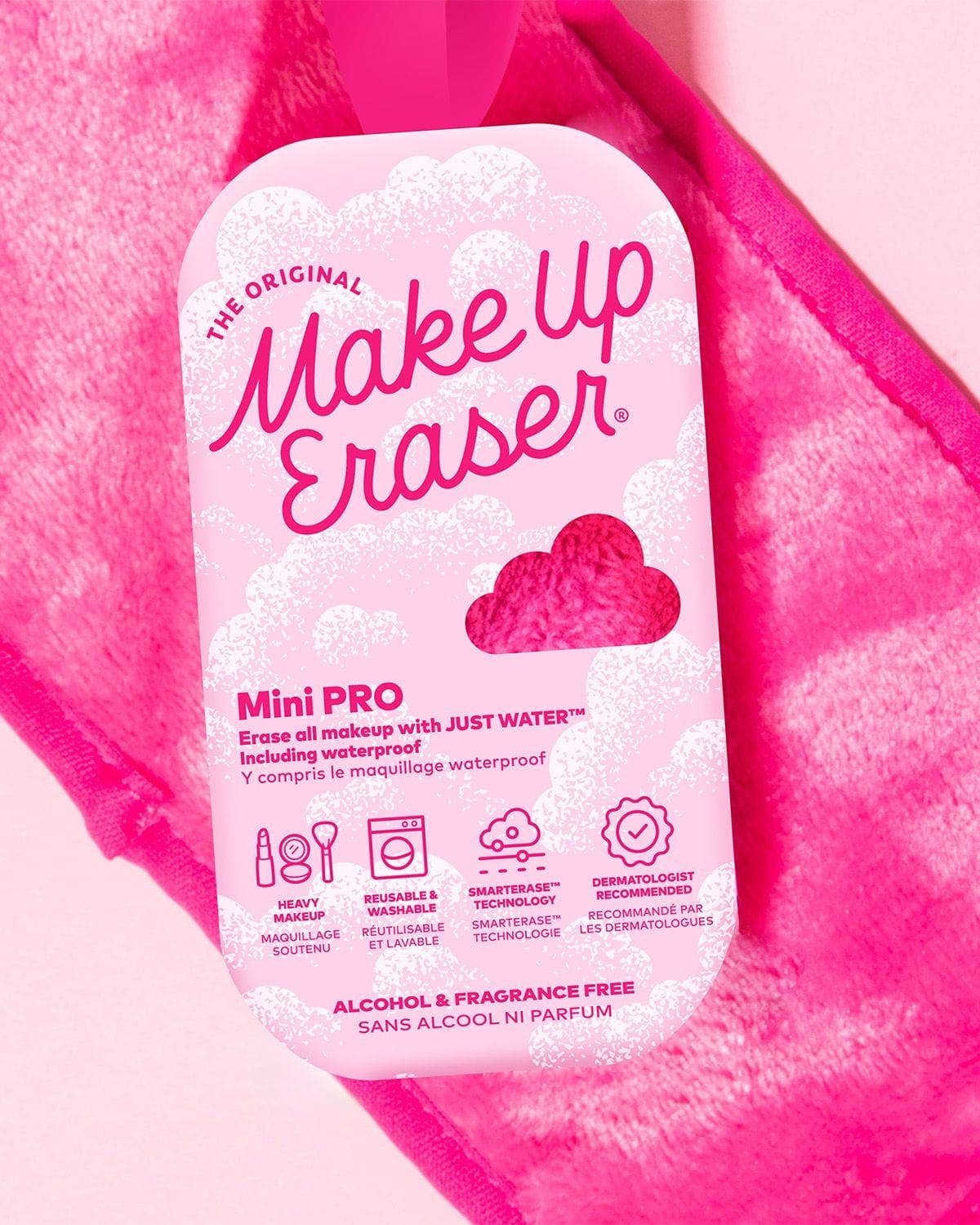 The Original MakeUp Eraser – wholesale Make-up remover – Pink Mini MakeUp Eraser PRO12