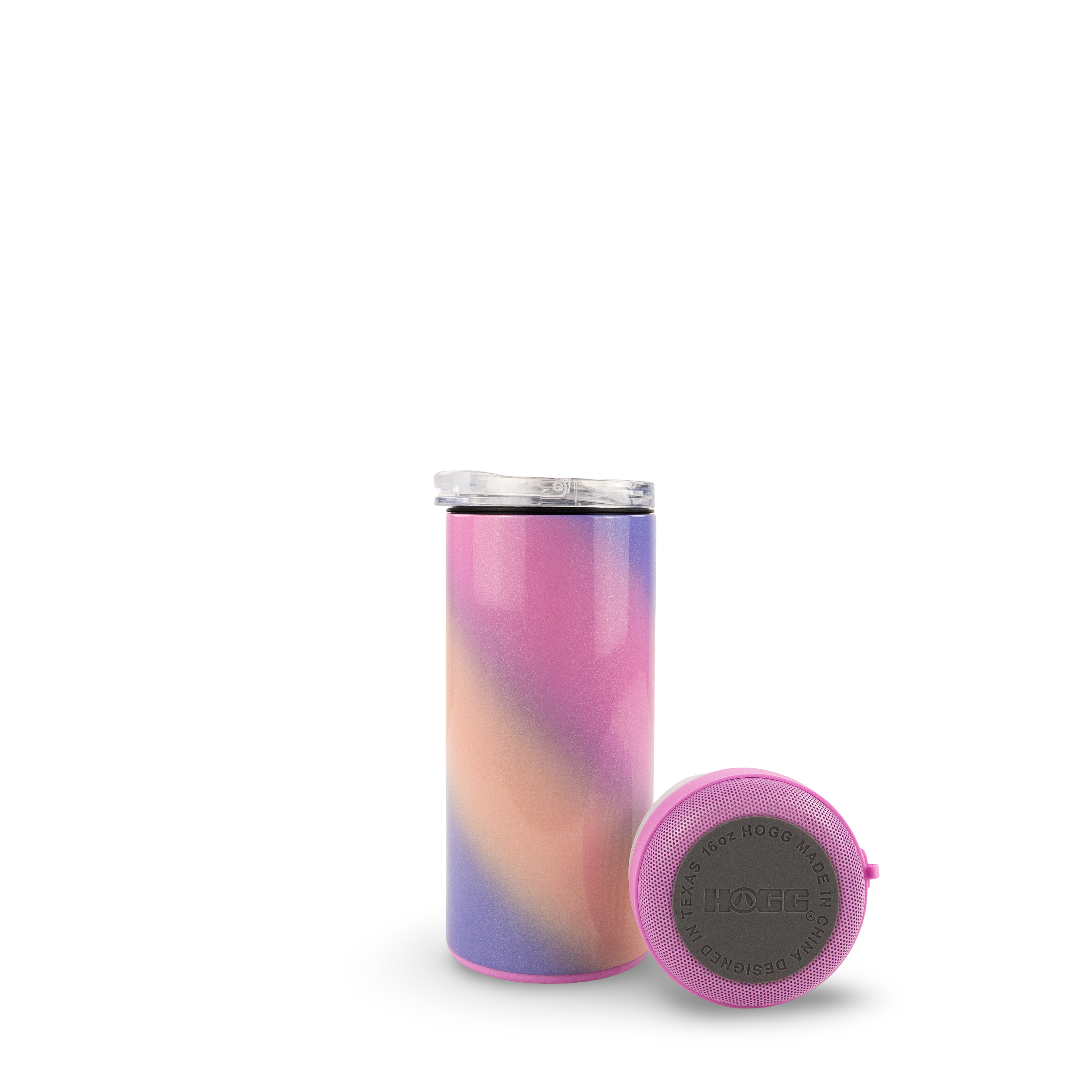 Hogg Outfitters - Wholesale Drink Huggers & Koozies - SUBLIMATION 4 in 1 CAN COOLER SPEAKER TUMBLER - Unicorn11