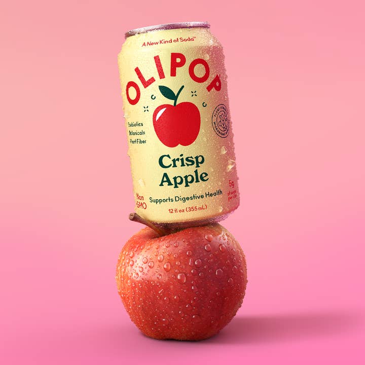 Olipop - Wholesale Soda/Carbonated Drink - Crisp Apple2