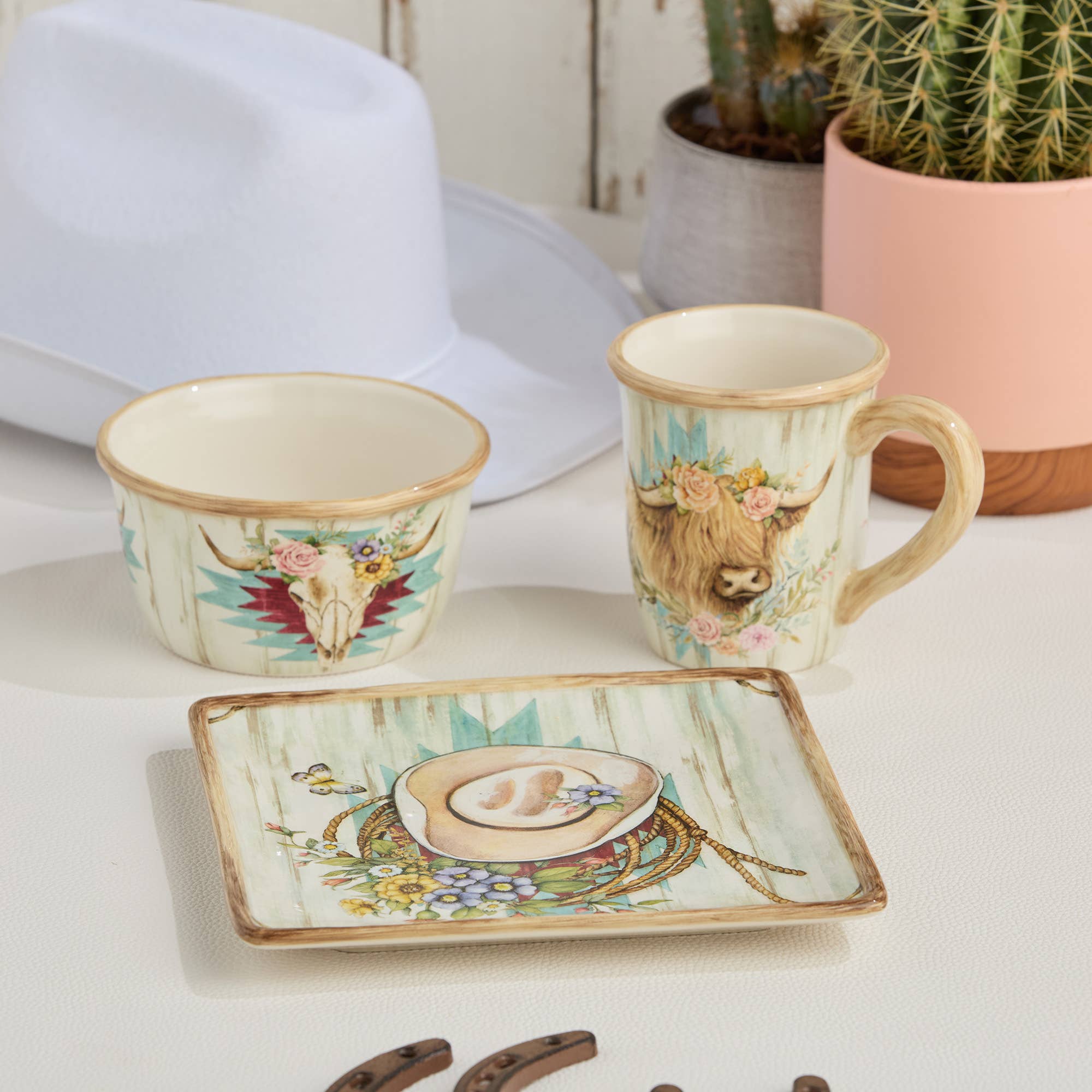 Certified International - Venta al por mayor Tazón - Cuenco de helado Rosewood Ranch 5,25" x 3" 4 surtidos.10