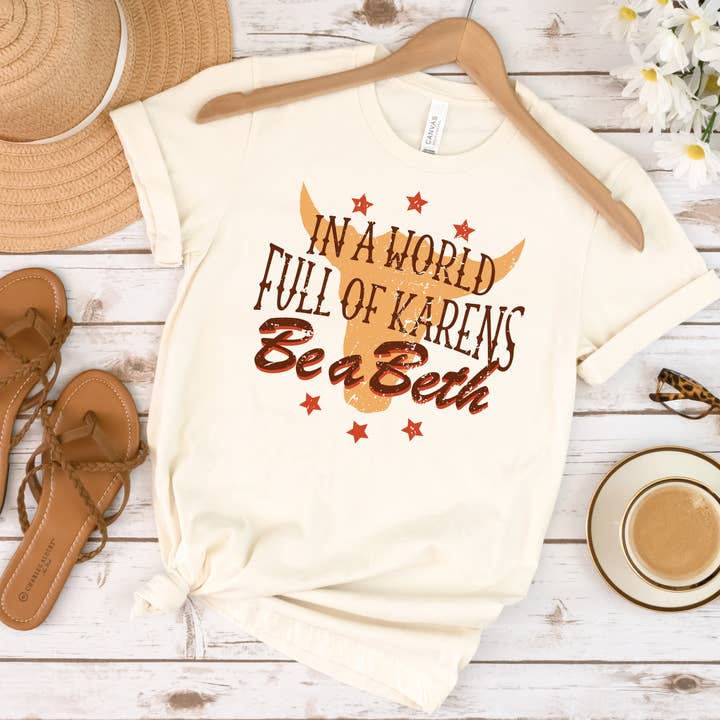 Camisa estampada Be a Beth de Karen para venta al por mayor de Untamed Country