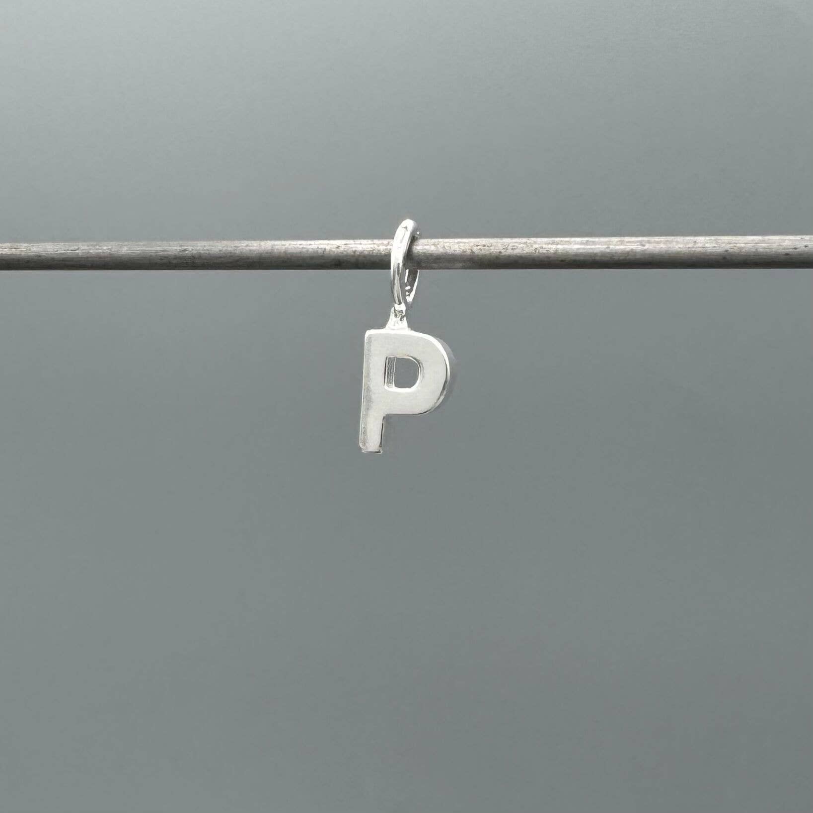 Something Silver - Wholesale Individual Charm/Pendant - Perfect Little Block Letter Initial Charm42