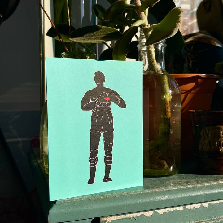 G + RIZZ - Wholesale Love Card - ROCKY,HEART - GREETING CARD