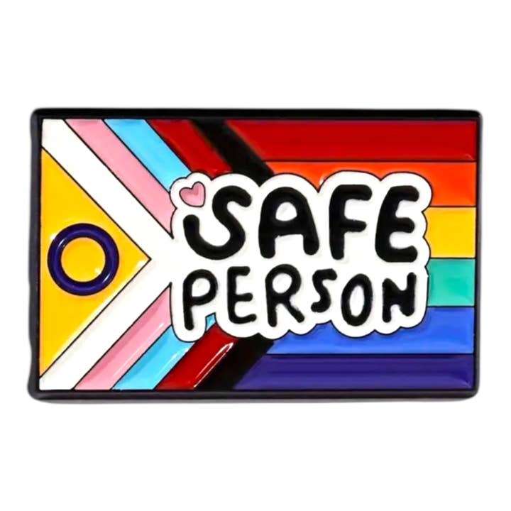 Kinky Pleasure - Wholesale Lapel Pin/Button - Kinky Pleasure - KPB059 - Badge / Pin - LGBTQ Plate Safe Person5