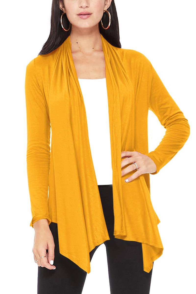 MOA COLLECTION – Cardigan - Mulher por atacado – Cardigan feminino sólido casual10