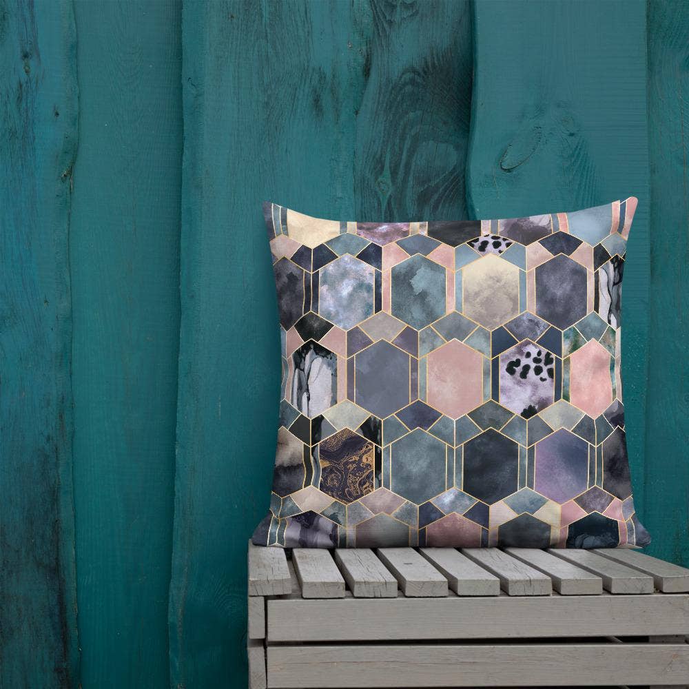 Cushion Covers Store – wholesale Prydnadskuddfodral – Geometrisk marmor känsla kuddfodral2