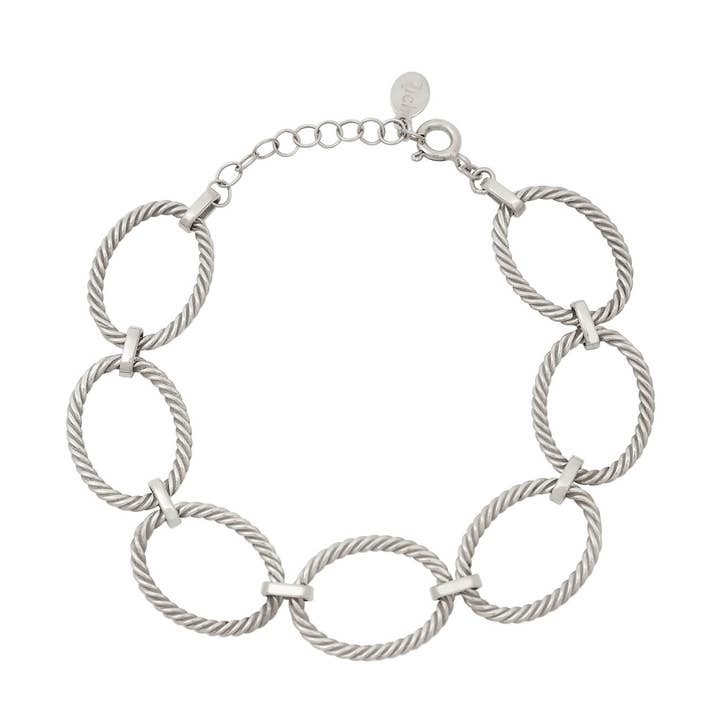 Pulsera Twist Cadena de Plata para venta al por mayor de Dancing With Jewels