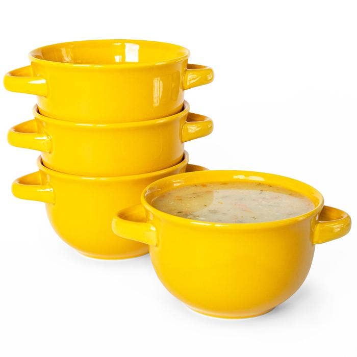 Kook - Wholesale Serve Bowl - Kook Ceramic Soup Crocks, 18 oz, Set of 427